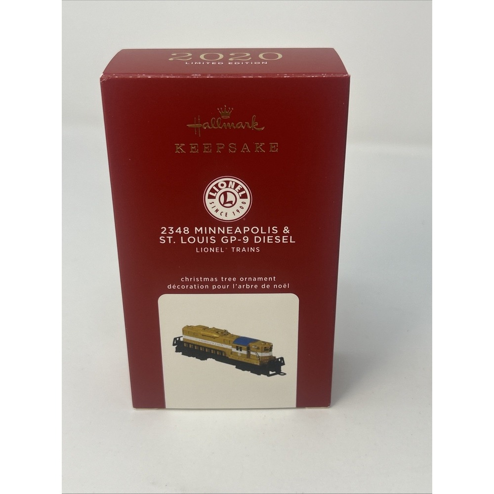 Hallmark Keepsake Lionel 2348 Minneapolis & St. Louis GP-9 Diesel Limited 2020
